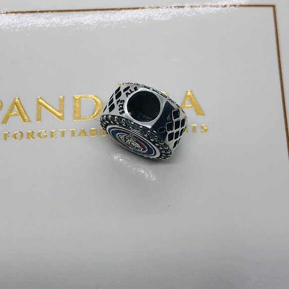 🌞📖Pandora United States Marine Corps Charm USMC U.S. Marines Military CHARM - Picture 3 of 5
